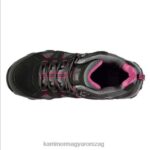 Karrimor cipő fekete/rózsaszín nők mount mid gyalogos csizma P60RX88 - Image 3