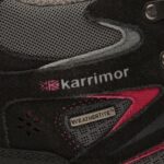 Karrimor cipő fekete/rózsaszín nők mount mid gyalogos csizma P60RX88 - Image 5