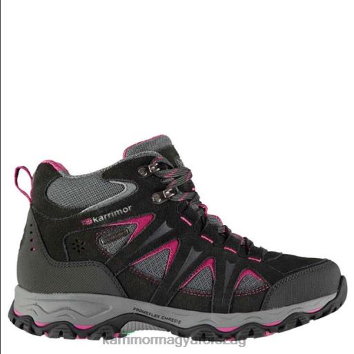Karrimor cipő fekete/rózsaszín nők mount mid gyalogos csizma P60RX88 - Image 1