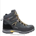 Karrimor cipő szén/sárga férfiak hot rock sétacipő P60RX76