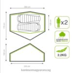 Karrimor Gyűjtemény zöld egynemű párduc 2 tnt 33 P60RX256 - Image 3