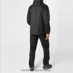 Karrimor ruházat fekete férfiak sierra kapucnis kabát P60RX267 - Image 3