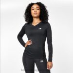 Karrimor ruházat fekete nők hosszú ujjú futópóló P60RX21